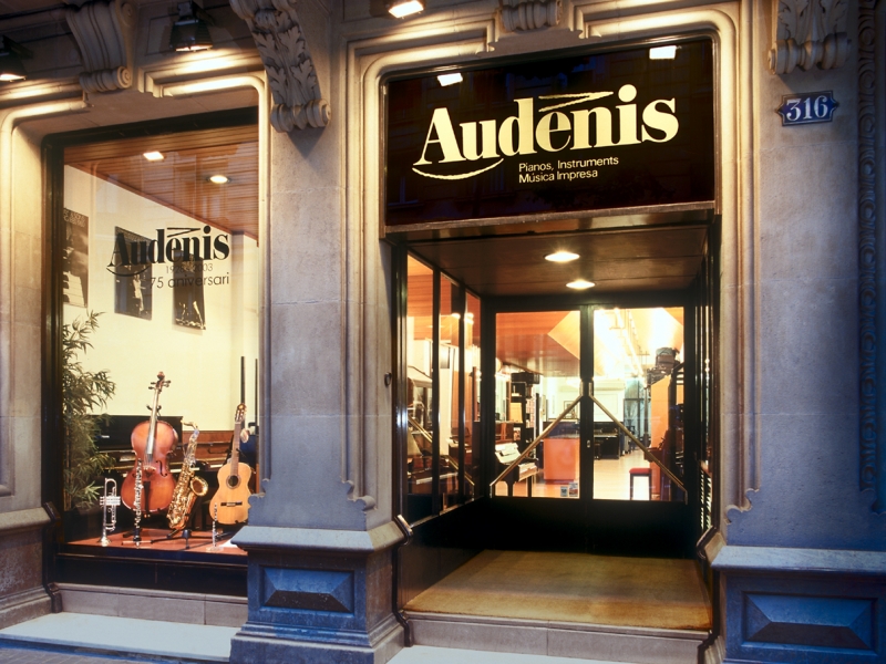 Audenis, una tienda de instrumentos y librería musical única