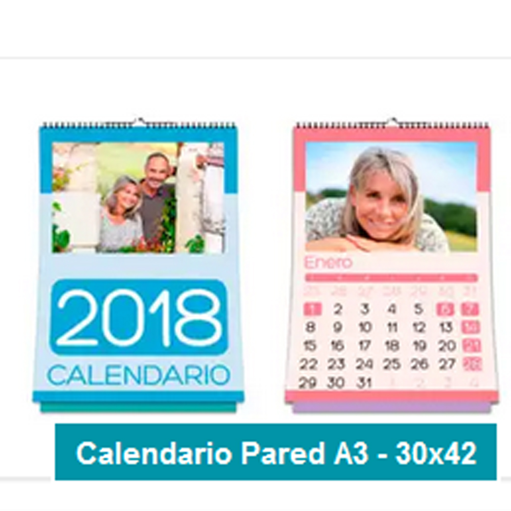 Calendar personalitzat A3. 13 Fulles