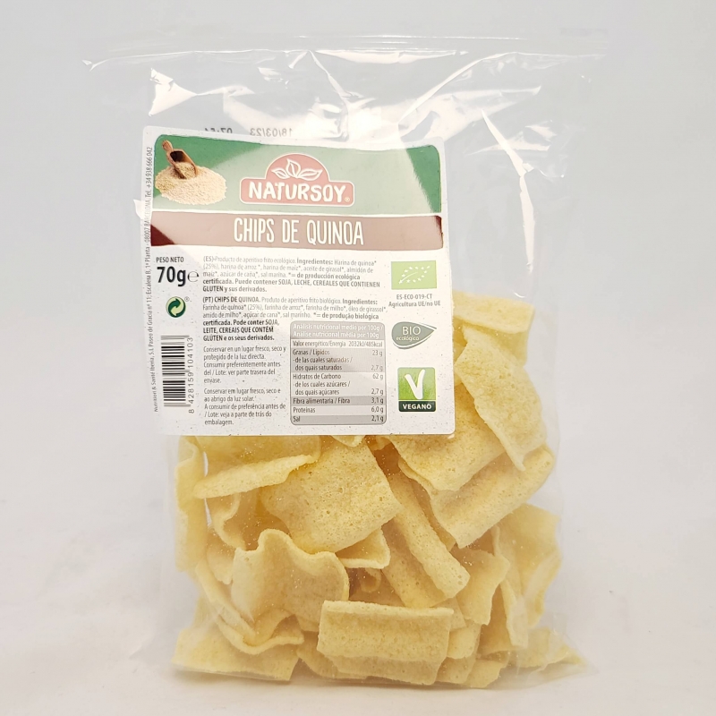 Chips de quinoa 70g Bio Natursoy