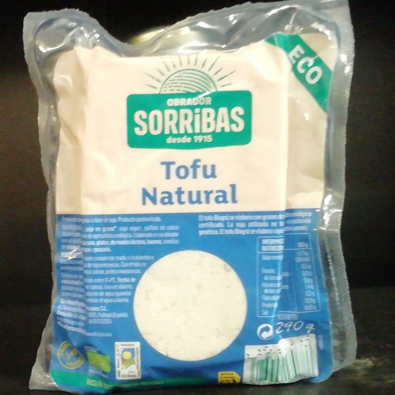Tofu natural 290g Bio Sorribas 
