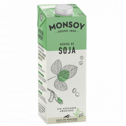 Bebida de soja + calcium MONSOY SOJA  2x1!
