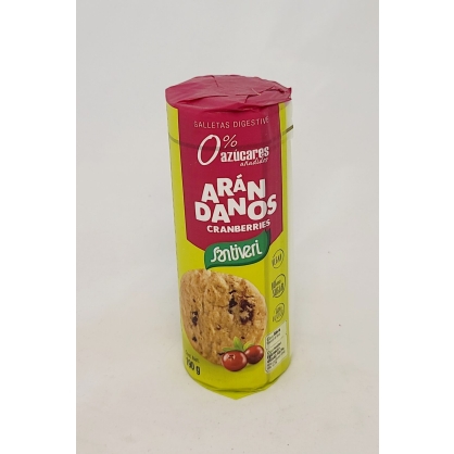 Galletas digestive con Arándanos rojos s/azúcares 190g Santiveri 