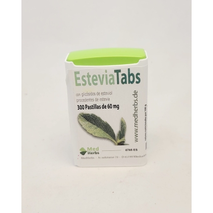 Stevia Tabs 300 pastilles de 60mg Med Herbs 