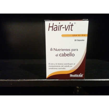Hair-Vit Nutrientes para el Cabello 30caps HealthAid 