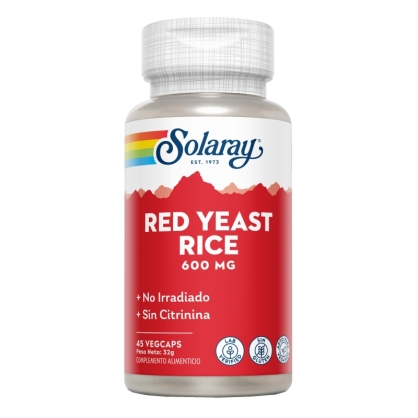 Red Yeast Rice 600mg 45 caps Solaray 
