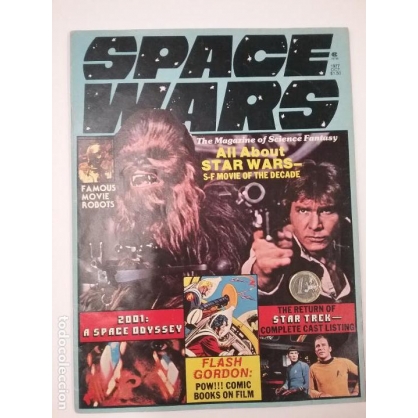 REVISTA EN INGLS - SPACE WARS - STAR WARS - LA GUERRA DE LAS GALAXIAS - 1977