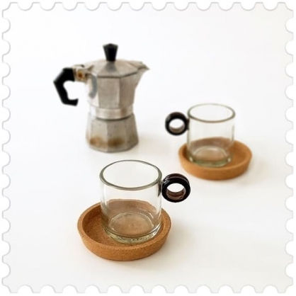 Moka Cup Juego de 2 tazas de café