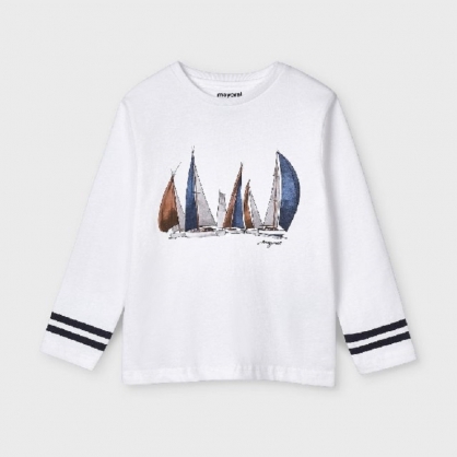 Camiseta m/l barcos Mayoral
